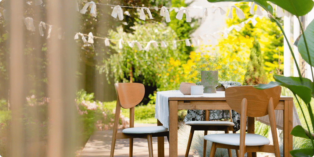 Autour de la terrasse